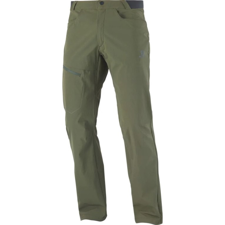 Olive Salomon Wayfarer Men's Sport Pants | PH 48735V